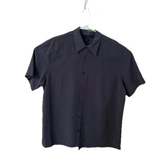 Alfani Men's Black Short Sleeve Shirt